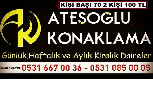 Tokat Günlük Kiralık Daire - Ateşoğlu konaklama